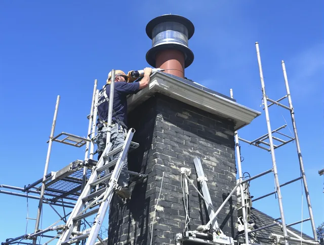 Sturdy chimney crown finished by Upland Chimney Sweep in Upland, CA