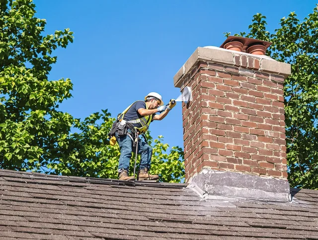 Upland Chimney Sweep performing an inspection with advanced tools in Upland, CA