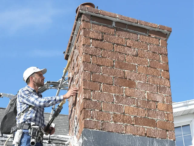 Brickwork for a chimney rebuild by Upland Chimney Sweep in Upland, CA