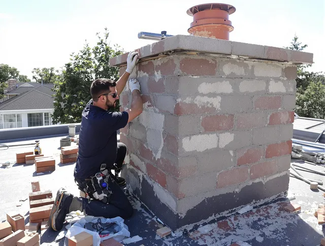 Advanced chimney repair process by Upland Chimney Sweep in Upland, CA