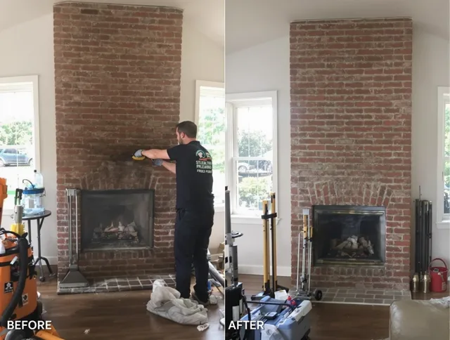 Finished chimney sweeping service by Upland Chimney Sweep in Upland, CA